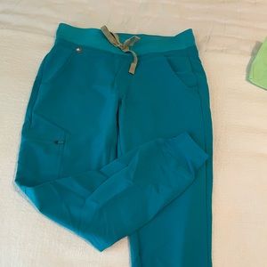 Figs Zamora jogger scrub pants - teal